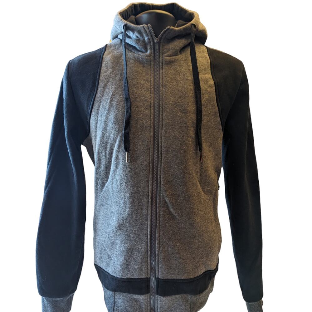 Hemoon Hoodie Sweatshirt Womens Large Men Medium Zip Streetwear Kangaroo Pockets